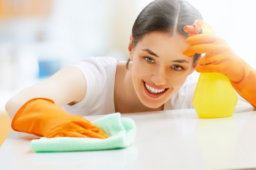 Careful upholstery cleaning for a modern sofa in Wandsworth