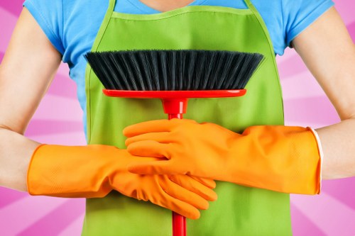Dusting and vacuuming a Wandsworth bedroom