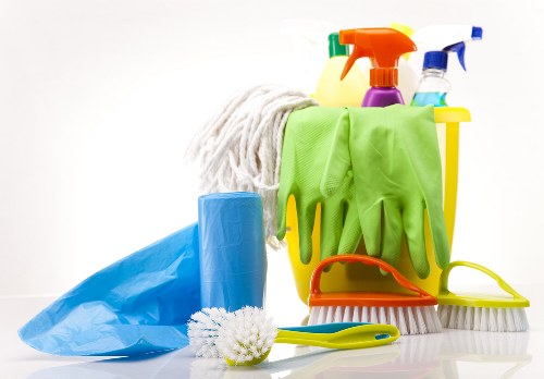 Kitchen deep cleaning details in a Wandsworth property