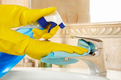 Deep cleaning a fabric sofa in Wandsworth home