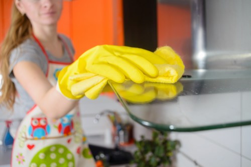 Local oven cleaner in Wandsworth polishing oven glass and interior surfaces